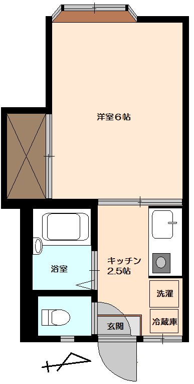 レジデンス片山の間取り