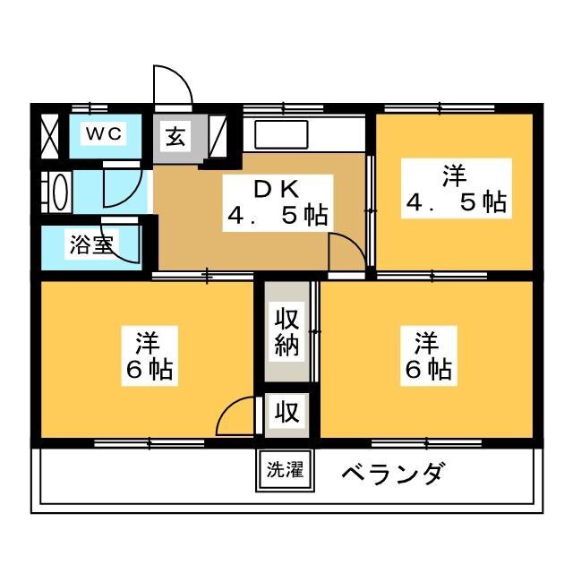 ＣＡＳＡ大垣の間取り