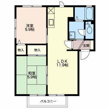 セフィーラ小島II　Ａ棟の間取り