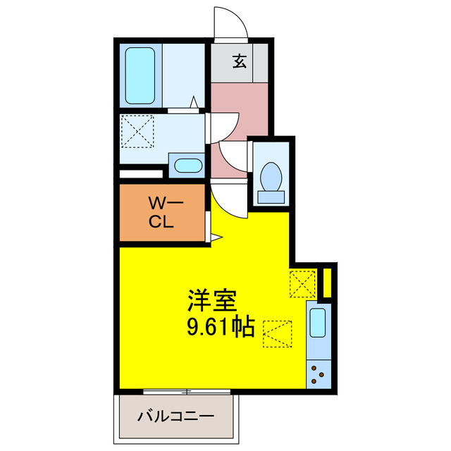 大村市中里町のアパートの間取り