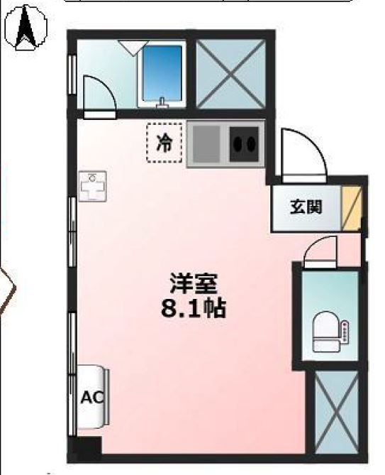 杉並区高円寺南のマンションの間取り