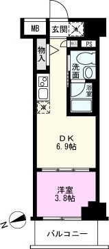 スパシエ千住大橋の間取り