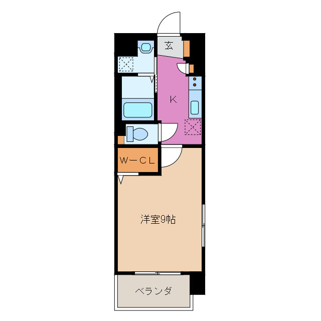 津市久居新町のマンションの間取り