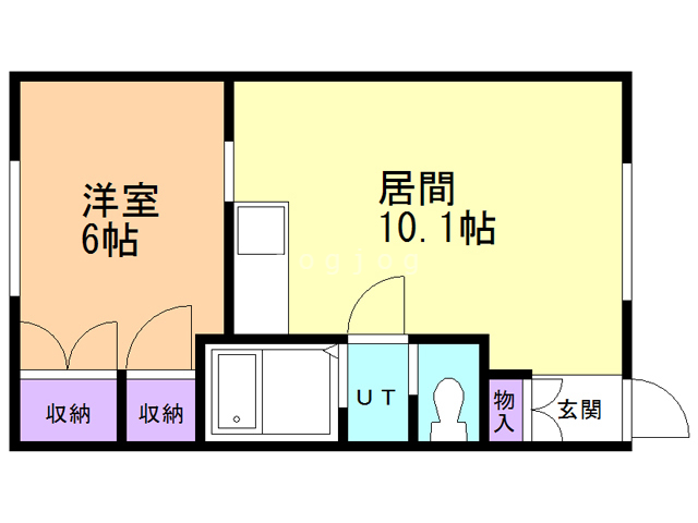 フラワーランドＡの間取り