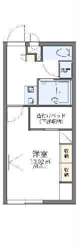 レオパレス忠雅IIIの間取り