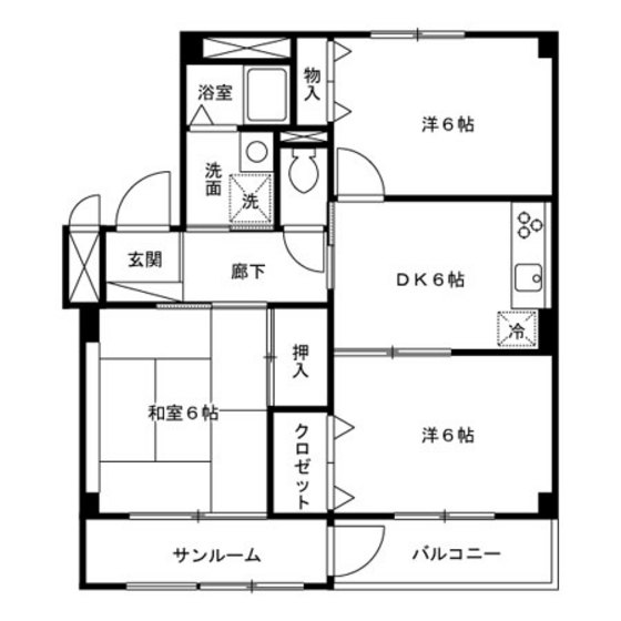 アネックスの間取り