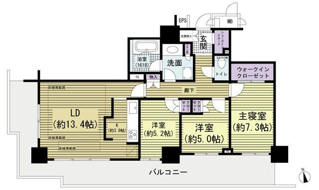 テラス東陽町ネクスタワーの間取り