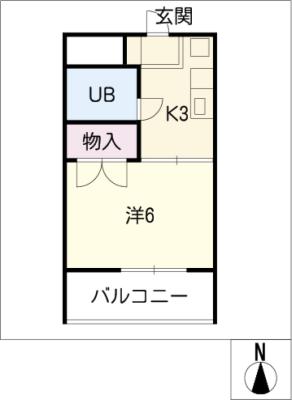 アパートメントハウスダイニチの間取り