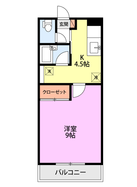 メゾン・コンフォーティアの間取り