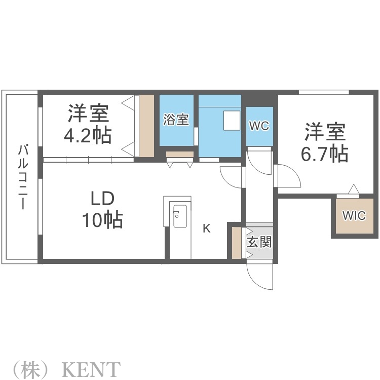 ロイヤルガーデン北６条の間取り