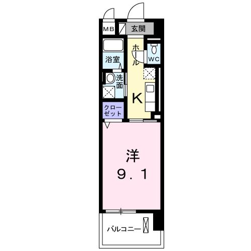 ビジュ桜森の間取り