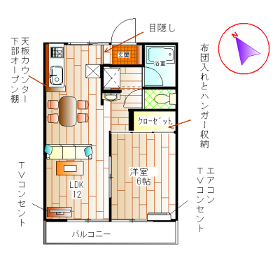 ハイツ井上Ｂの間取り