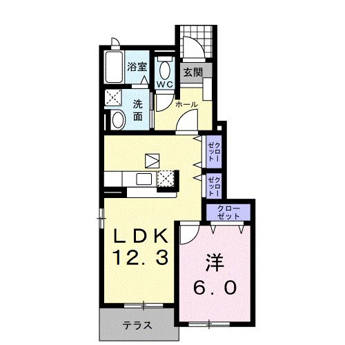 アーバンハイツ桑原IIの間取り