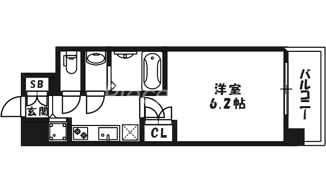 エスキュート梅田東の間取り