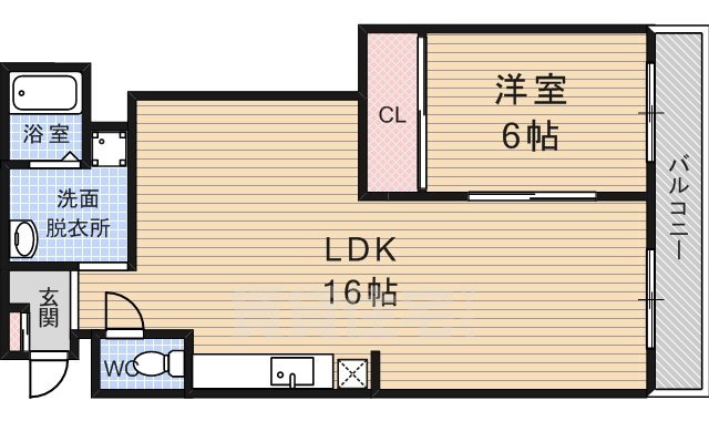 京都市伏見区向島津田町のマンションの間取り