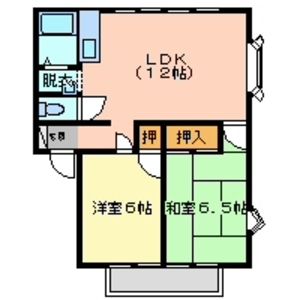 サンビレッジ住吉D棟の間取り