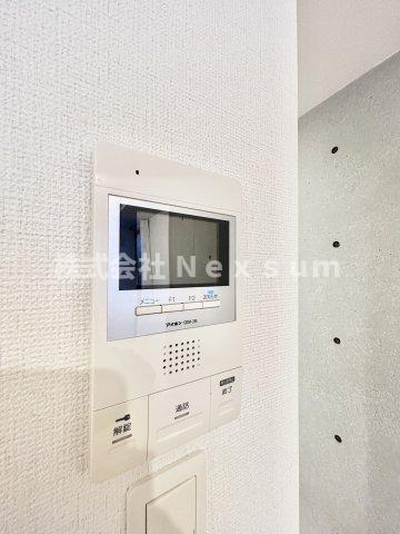 セキュリティ　カメラ付きインターホンです