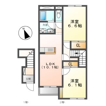 グランコートの間取り