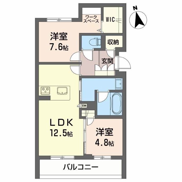 シャーメゾン加納沓井の間取り