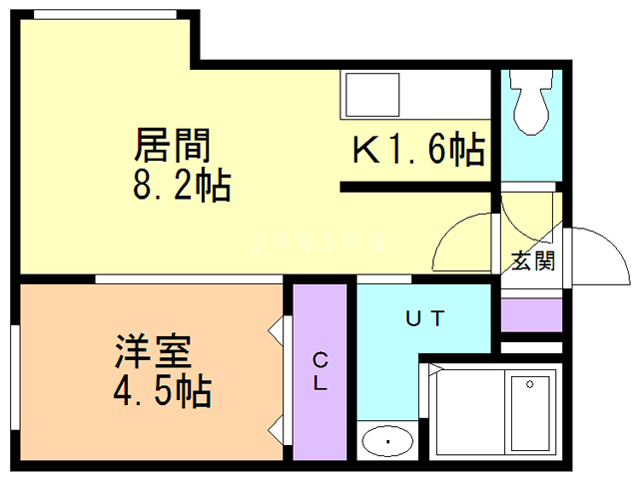 クレールの間取り