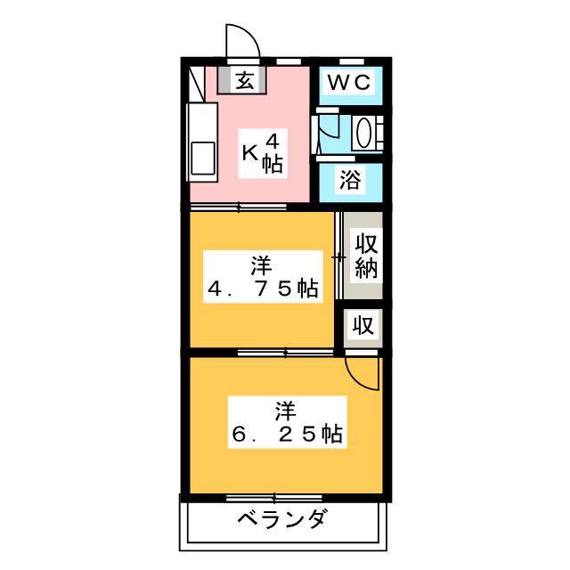 ヴィラ森島の間取り