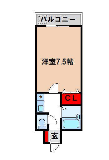 キャンパスシティ太宰府の間取り