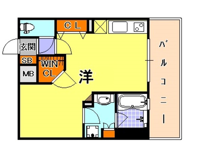 神戸市中央区加納町のマンションの間取り