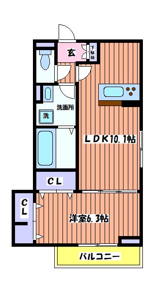 D-ROOM東平山の間取り