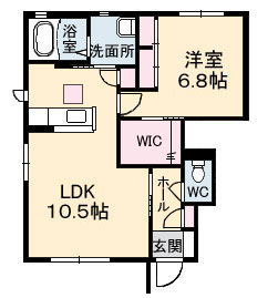 シャーメゾン東岐波　C棟の間取り