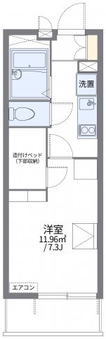 北九州市小倉南区東水町のマンションの間取り