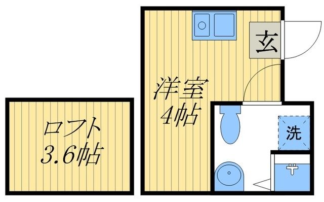 葛飾区東堀切のアパートの間取り