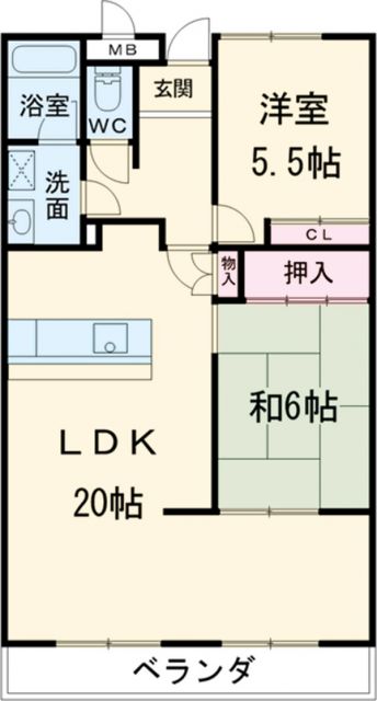 リトルアイランドの間取り