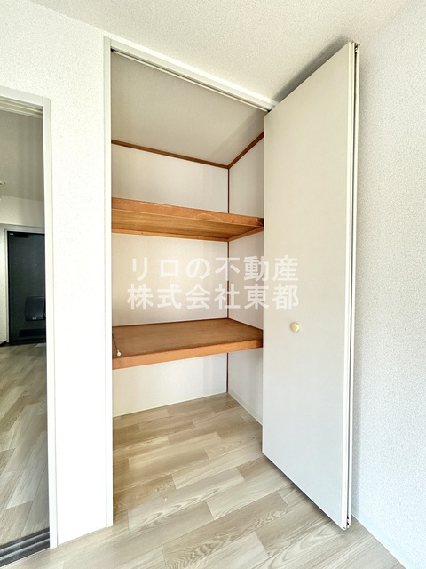収納　奥行のある収納付です！増えがちな荷物をもスッキリ収納できます