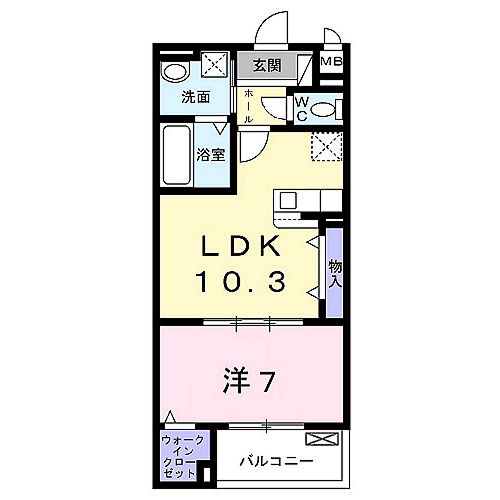 メゾンドエフの間取り写真