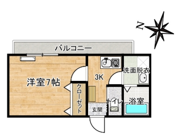 サンフィールド松茂の間取り