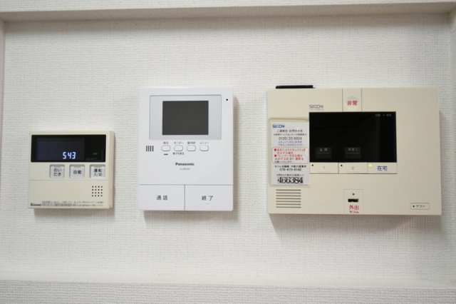 セキュリティ　モニタ付インターホンです。