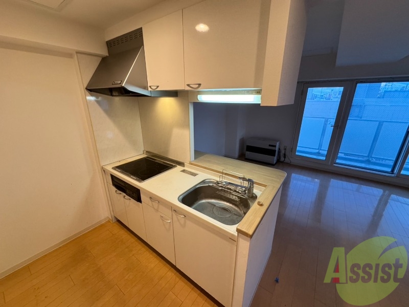 キッチン　２口システムキッチンなので、すぐお料理に使えます！