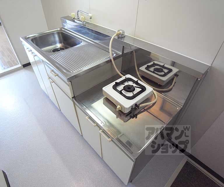 キッチン　２口コンロ設置可能！