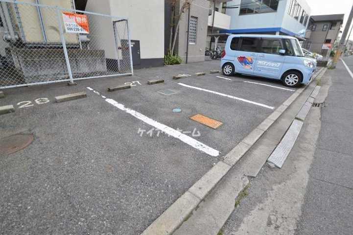 駐車場　眺望