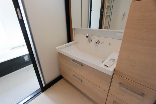 洗面設備　洗面台もあります