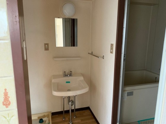 洗面設備　※別号室の写真です
