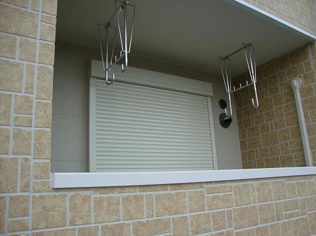 バルコニー　洗濯物も安心です