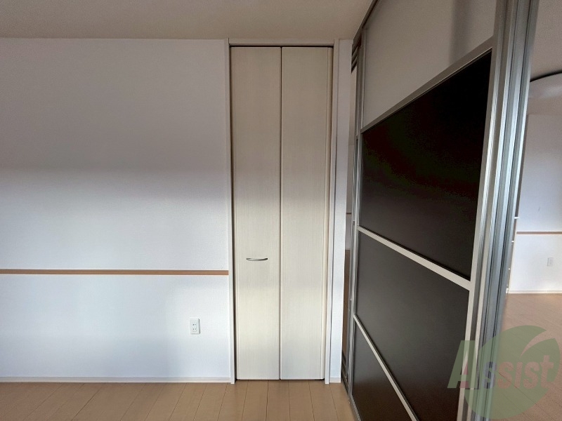 収納　こちらが収納です。有効活用してお部屋を広く使えますね。