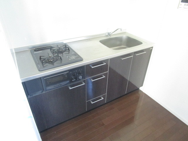 キッチン　★グリル付きガス２口システムキッチン★