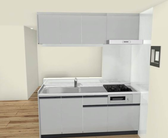 キッチン　※イメージパースです。実物と異なる場合があります。