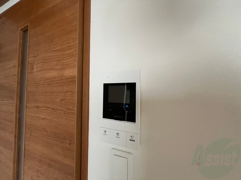 セキュリティ　インターホンで来客確認ができます。安心ですね。