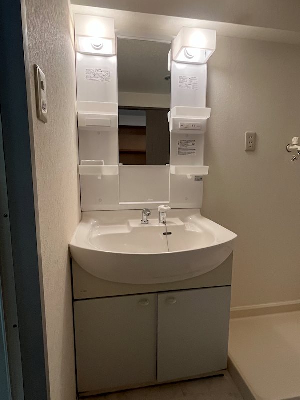 洗面設備　※他のお部屋です、ご参考までに