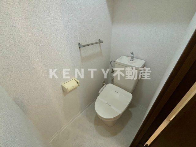 トイレ　ゆったりとした空間のトイレです