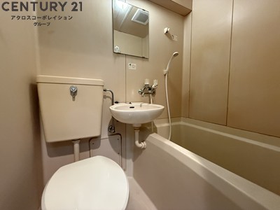 バス・シャワールーム　シンプルで機能的なユニットバスです！