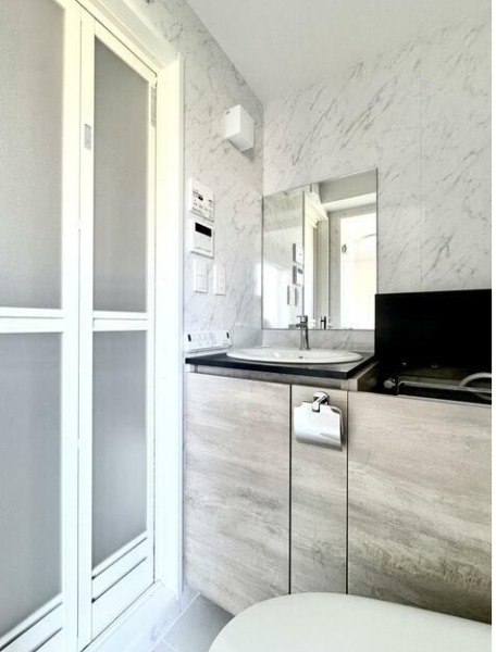 洗面設備　洗面所です